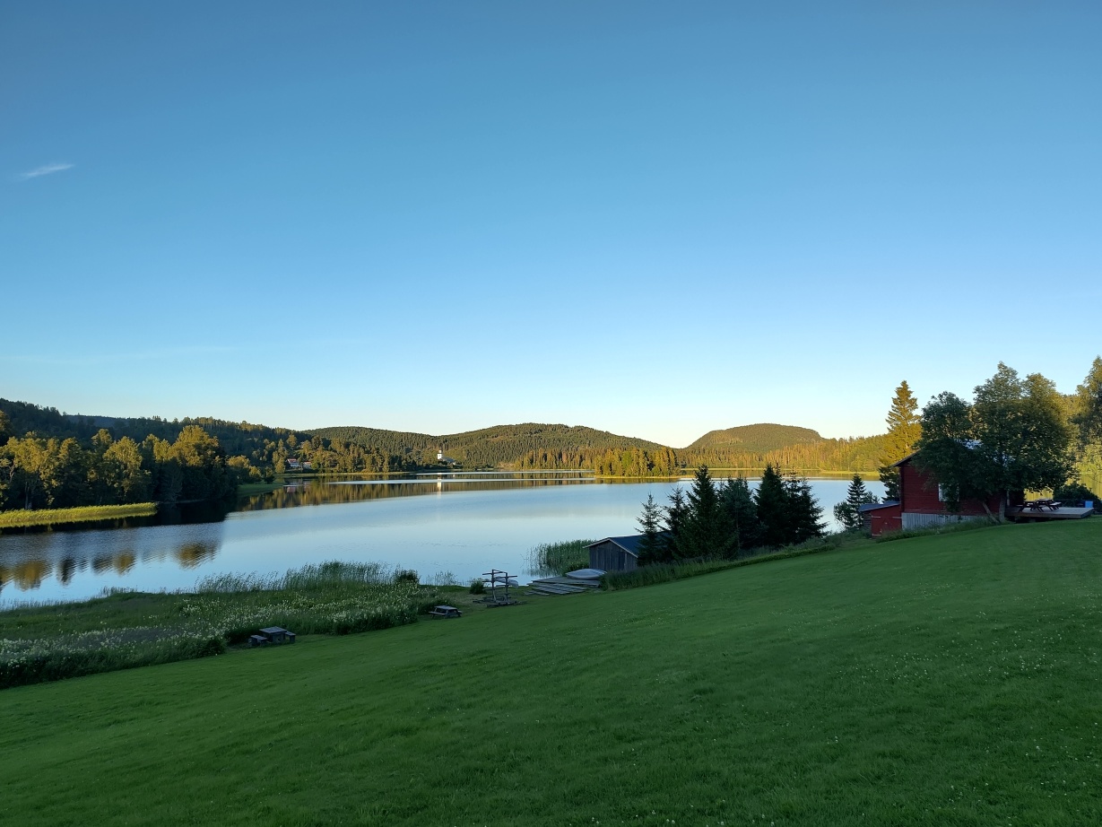 Evening view from Lappuden