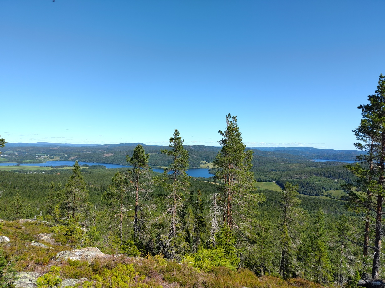 View from mountain Lidnipan