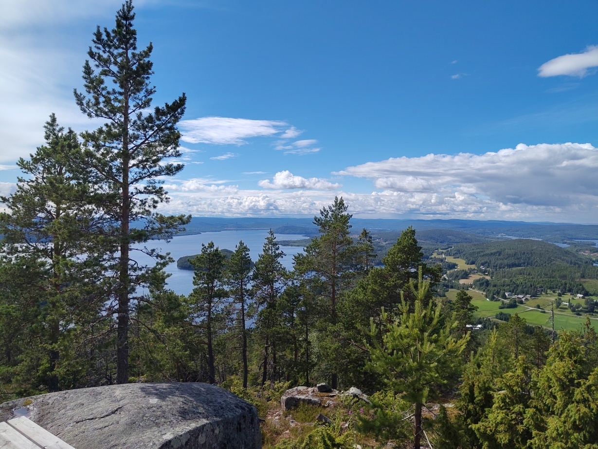 View from mountain Valkallen, now much better weather condition